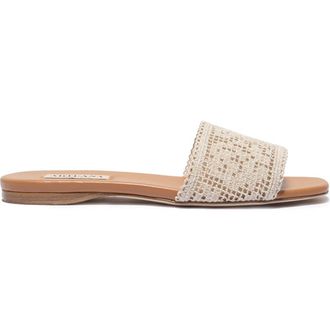 Arteana Clio Flat Slide in Natural at Nordstrom, Size 40