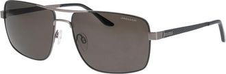 Jaguar 37376 6100 Mens Sunglasses Black Size 60