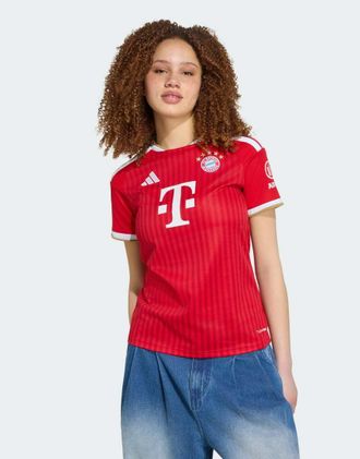 adidas adidas Performance - FC Bayern Munich 26/27 - Maglia Home rossa e bianca-Rosso