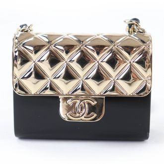 Chanel Black Gold Pouch (Pre-Owned)