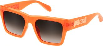 Just Cavalli Unisex Orange Square Sunglasses SJC038-5401KD