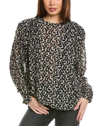 Isabel Marant Isabel Marant Etoile Midway Silk-Blend Blouse