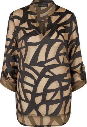 Doris Streich Blouse - Dames - Blouses - Bruin - XL - Overhemden