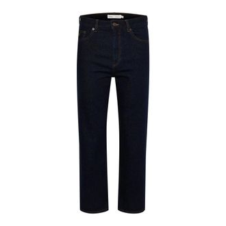 Inwear Classic Straight-Leg Blue Denim Jeans - female - InWear - Straight Fit Jeans - Blue - W27 - Jeans