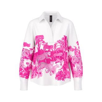 Marc Cain Dames, Blouses & Shirts, Veelkleurig, Maat: XS Katoen
