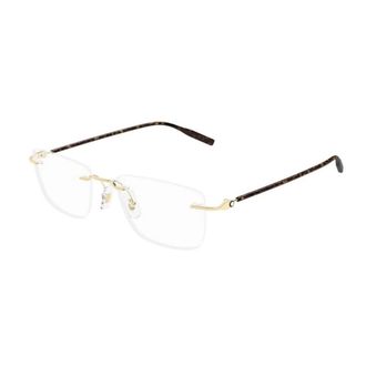 Montblanc Glasses, male, Yellow, 53 MM, Optical Frame