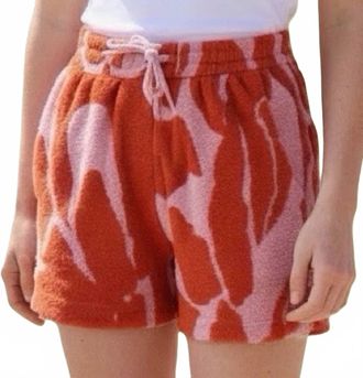 FRNCH The Water Lily Shorts In Orange