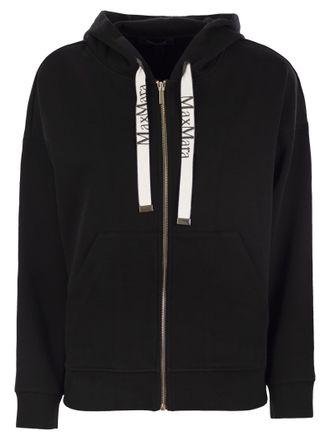 Max Mara Smmjour Technical Jersey Zip Up Sweatshirt
