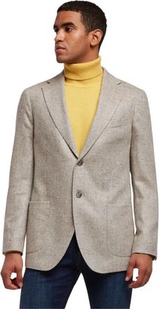 Brooks Brothers Sportjas van wolmix - Heren - Blazers - Grijs - 3XL - Wol - Jassen