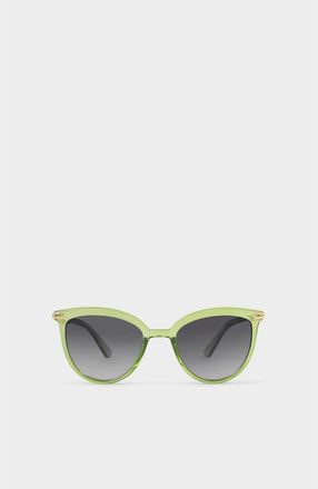 Katie Loxton Ravello Sunglasses in Green Transparent at Nordstrom