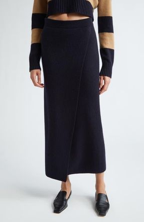 Max Mara Umbria Wool & Cashmere Sweater Skirt in Ultramarine at Nordstrom, Size X-Large