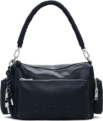 Desigual Faux Leather Shoulder Bag in Black at Nordstrom