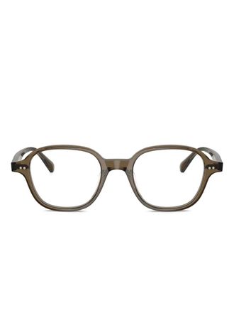 Oliver Peoples Marnett glasses - unisex - Acetate - 47 - Brown