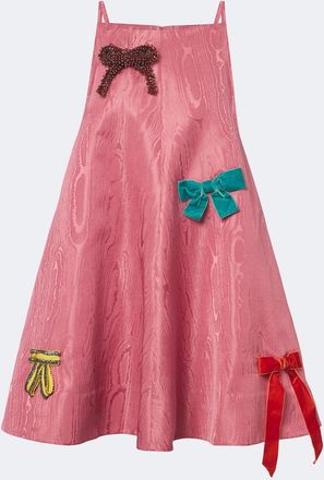 Alemais Al&eacute;mais Valentina embellished moir&eacute; minidress
