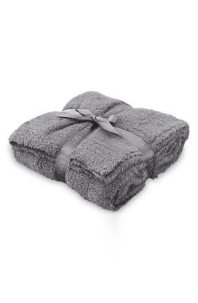 Barefoot Dreams CozyChic Throw Blanket in Dove Gray at Nordstrom