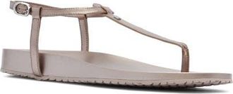 FRANKiE4 Bondi Waterproof Ankle Strap Sandal in Platinum at Nordstrom, Size 6.5