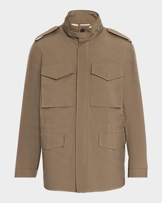 Dunhill Men & apos;s Lightweight Technical Field Jacket
