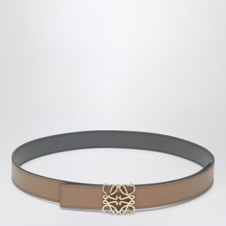 Loewe Reversible Anagram belt in beige/gray