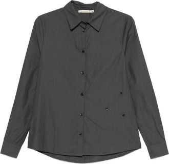 Paloma Wool Camicia Donald a righe - Nero