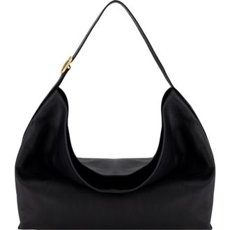 Vince Medium Plonge Vivian Leather Hobo Bag in Black at Nordstrom