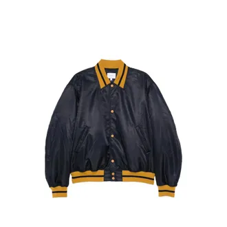Rhude Logo-patch Striped-trim Jacket