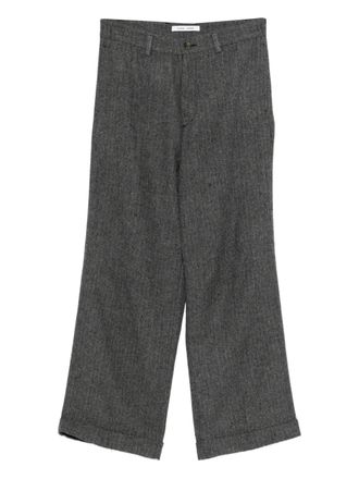 Sams&oslash;e & Sams&oslash;e cuffed wide-leg trousers - Grey