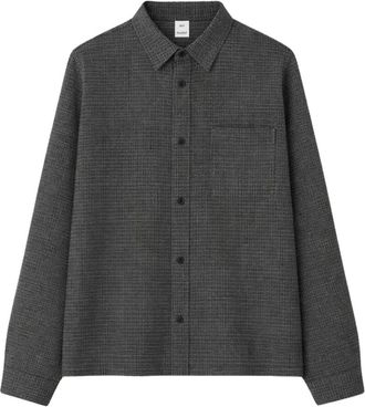 Won Hundred Shirts - Heren - Casual Overhemden - Grijs - S - Overhemden