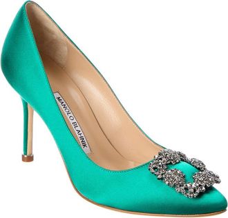 Manolo Blahnik Hangisi 90 Satin Pump