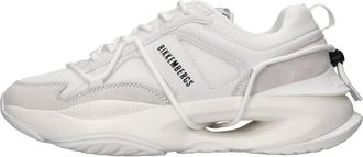Dirk Bikkembergs Suede Sneakers - Heren - Sneakers - Wit - 40 EU - Leer - Schoenen