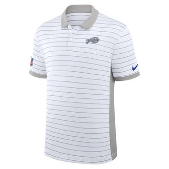 Nike Buffalo Bills Rivalries Collection Sideline Victory Nike Mens Dri-FIT NFL Polo in White | 03BG0CEB81-A75