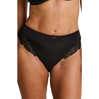 Hunkem&ouml;ller Lily High Waisted Rio Brief in Black at Nordstrom, Size X-Large