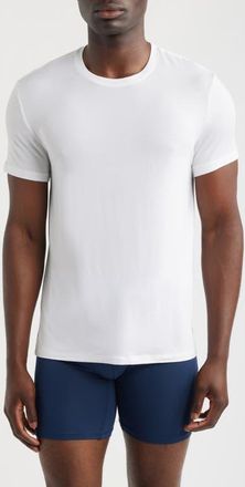 Tommy John 3-Pack Second Skin Crewneck T-Shirts in White at Nordstrom, Size X-Large