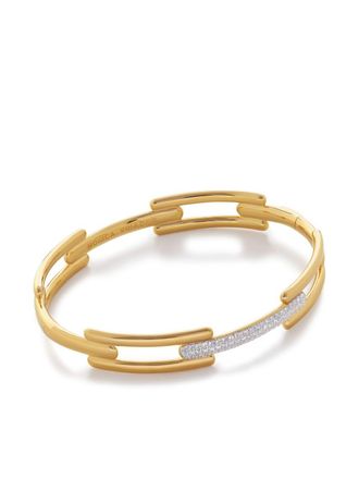 Monica Vinader Bracciale con pav&eacute; di diamanti - Oro