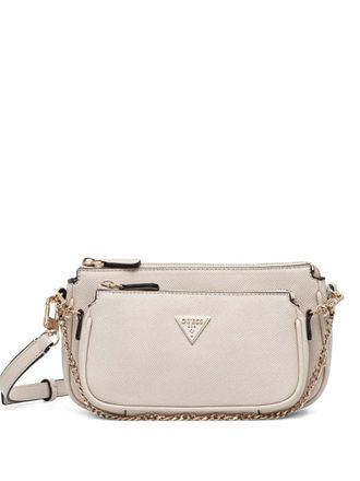 Guess Co Noelle kleine crossbodytas met logo - Beige