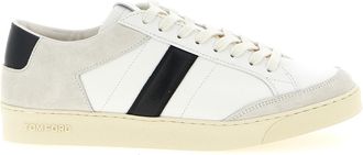 Tom Ford Bicolor Leather Low Top Mens Sneakers
