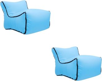OEM Conjunto De Sof&aacute; Inflable De 2 Piezas: Sof&aacute; Tipo Puf, Tumbona, Silla Para Coche, Silla Plegable Port&aacute;til, Cama Inflable, Coj&iacute;n Inflable Para Exteriore