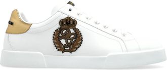 Dolce & Gabbana Portofino sneakers - Heren - Sneakers - Wit - 42 EU - Leer - Schoenen