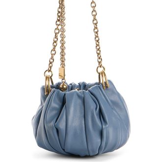 Chlo&eacute; Pleated Crossbody Bag in Ashes Blue at Nordstrom