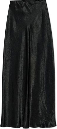 Maison Margiela Dames, Rokken, Zwart, Maat: XS Satijn