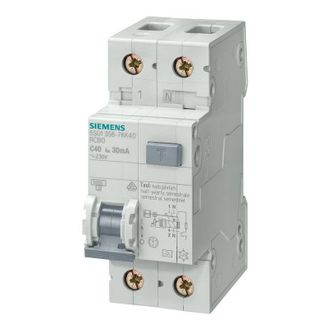 SIEMENS Interruptor Magnetot&eacute;rmico Diferencial Siemens 6a 6ka 2m 5su13567kk06