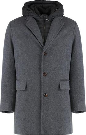 Moorer Cappotto con fodera rimovibile - Grigio