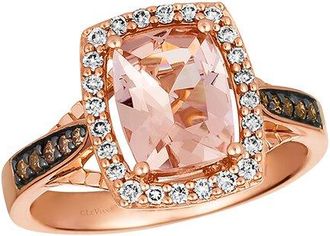 Le Vian 14K Rose Gold 1.84 Ct. Tw. Diamond & Morganite Ring