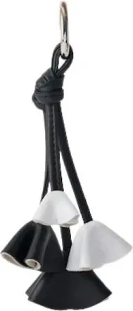 Malababa Accessoires, Dames, Zwart, ONE Size, Leer, Campanella Triple Flower Charm