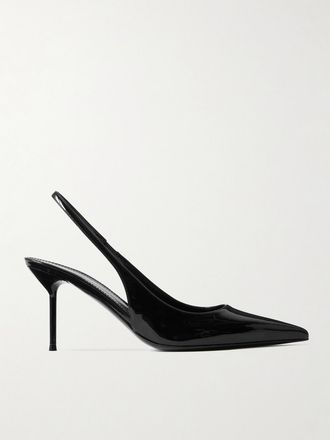 PARIS TEXAS Décolleté Slingback In Vernice Lidia - Nero