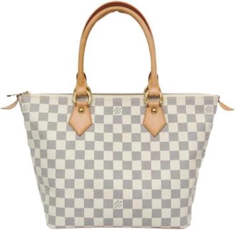 Louis Vuitton Pre-owned Stoffen Handtas - Dames - Vintage Handtas - Wit - ONE Size - Vintage