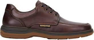 Mephisto Douk Veterschoen voor heren - Heren - Veterschoenen - Bruin - 42 1/2 EU - Leer - Schoenen