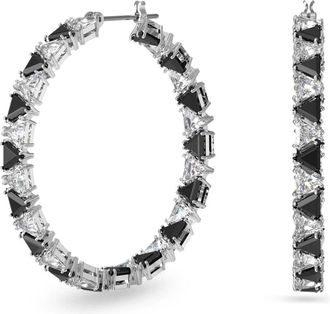 Swarovski Ortyx Oorbellen - Dames - Oorbellen - Grijs - ONE Size - Accessoires