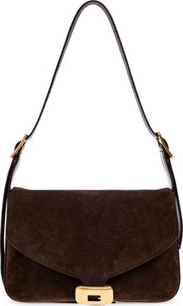 Balenciaga Tassen, Dames, Bruin, ONE Size, Leer, Clicca Medium Bag