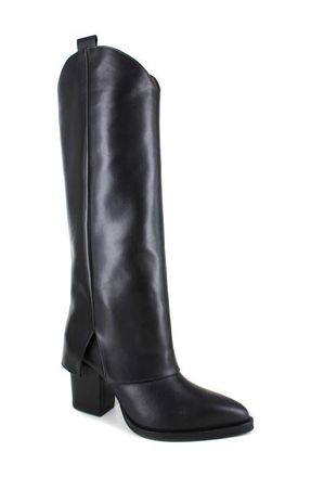 Ziginy Mauda Boot in Black Leather at Nordstrom, Size 10Us