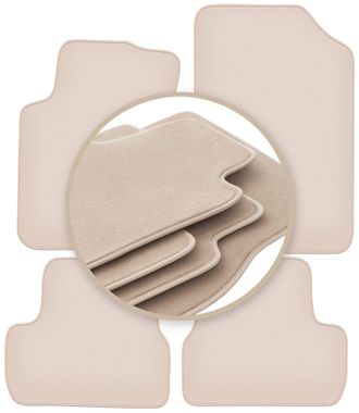 OEM Alfombrillas Beige Premium Para: Citro&euml;n C3 I Hatchback 2002-2009